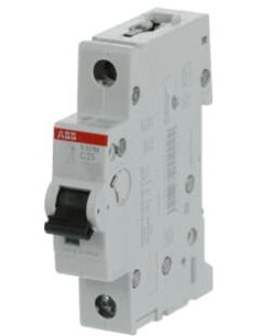 ABB Автоматичен прекъсвач S201M 1P 25A крива C 10kA - 2CDS271001R0254 - Цена | LEDs4economy