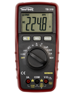 TESTBOY Дигитален мултицет за фотоволтаици T-RMS CAT IV 0...1500Vac/dc, 0...2A, LCD и звук, Testboy 318 - 4028532203184 - Цена |