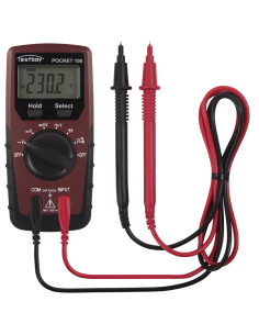 TESTBOY Дигитален мултицет CAT III 0...600Vac/dc, LCD и звук, Testboy Pocket 100 - 4028532130022 - Цена | LEDs4economy