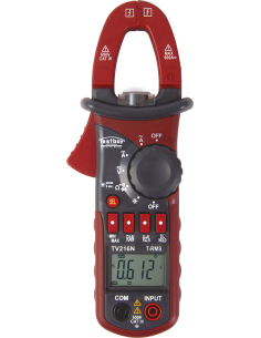 TESTBOY Дигитални амперклещи T-RMS CAT III 0…600Vac/dc, 0…600A, LCD и звук, Testboy TV 216N - 4028532212162 - Цена | LEDs4econom