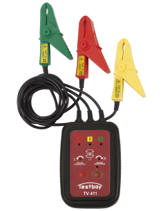 TESTBOY Тестер за посока и последователност на фази CAT III 70...600Vac, LED, Testboy TV 411 - 4028532204112 - Цена | LEDs4econo