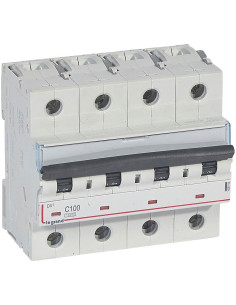 Legrand Автоматичен прекъсвач DX3 4P 100A крива C 10kA - 408704 - Цена | LEDs4economy