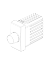 VIMAR 09153 Димер с потенциометър за лампа с нажежаема жичка 230V 100-500W, Бял 1M  NEVE UP - 2
