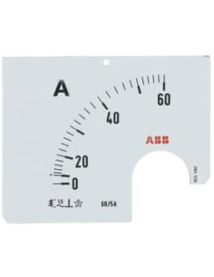 ABB Скала 0..60A за амперметър AMT1 - 2CSM110159R1041 - Цена | LEDs4economy