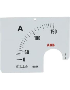 ABB Скала 0..150A за амперметър AMT1 - 2CSM110209R1041 - Цена | LEDs4economy