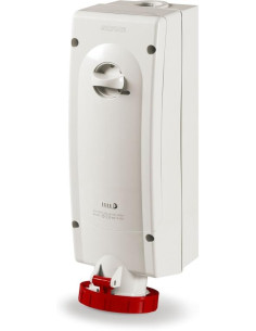 Scame Промишлен контакт 3P+N+Е 63A IP66/67 с механична блокировка серия Advance 2 - 561.6387 - Цена | LEDs4economy