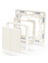 Shelly SMART Бутон с 16 функции с батерия бял Shelly BLU Wall Switch 4 за Умен Дом (Съвместим с Niloe) - Цена | LEDs4economy