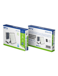 GTV LD-BRAVOS50W-64 Соларен прожектор BRAVOS, 50W, 500lm, 6400K, IP65, 120° - Цена | LEDs4economy 2