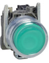 SE Бутон сглобен зелен 1NO светещ 24Vac/dc Ø22mm ATEX XB4 - XB4BP383B5EX - Цена | LEDs4economy