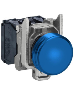 SE Сигнална лампа LED сглобена синя 24Vac/dc Ø22mm XB4 - XB4BVB6 - Цена | LEDs4economy