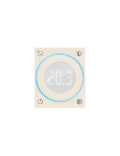 VIMAR 30440.C Стаен ротативен термостат Linea, 100-240V 2M, с циферблат, Canvas, - Цена | LEDs4economy 2