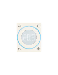 VIMAR 30440.B Стаен ротативен термостат Linea, 100-240V 2M, с циферблат, White, - Цена | LEDs4economy 2