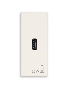 VIMAR 30292.C25B PD USB-C Контакт Linea 1M 25W, white, - Цена | LEDs4economy
