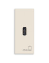 VIMAR 30292.C25C PD USB-C Контакт Linea 1M 25W, canvas, 