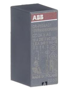 ABB Реле интерфейсно CR-P 24 VAC, 16A, 1 превключващ контакт, монтаж в цокъл - 1SVR405600R0000 - Цена | LEDs4economy