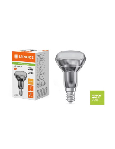 LEDVANCE LED ЛАМПА R50 P 2.6W 827 E14  - 4099854058660 | 