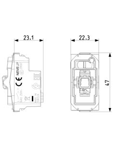 VIMAR 09001.0.250 Механизъм за еднополюсен ключ Neve Up, 1P 16AX 250V 1M, - Цена | LEDs4economy 2