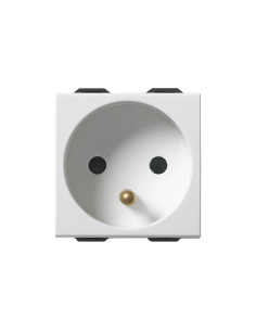 VIMAR 09212 Контакт Neve Up SICURY фр. стандарт, 2P+E 16 A 250V~ 2M, бял, - Цена | LEDs4economy