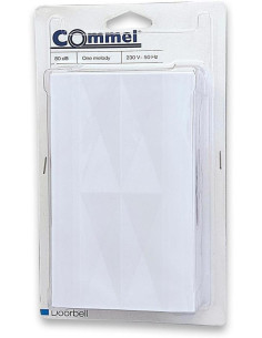 COMMEL Звънец БЯЛ 80dB 230V - C410-105 - Цена | LEDs4economy