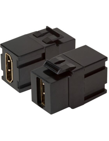 BACHMANN Конектор HDMI 2.0 (вход-изход), цвят Черен - EB520V2 | 