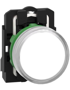 SE Сигнална лампа LED сглобена бяла24Vac/dc Ø22mm XB5 - XB5AVB1 - Цена | LEDs4economy