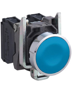 SE Бутон сглобен син 1NO Ø22mm XB4 - XB4BA61 - Цена | LEDs4economy
