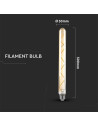 V-tac LED Крушка - 7W T30 E27 Filament Amber Покритие 2200K 217144 - 4