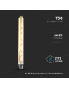 V-tac LED Крушка - 7W T30 E27 Filament Amber Покритие 2200K 217144 - 5
