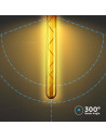 V-tac LED Крушка - 7W T30 E27 Filament Amber Покритие 2200K 217144 - 6