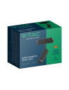 V-TAC 8W LED Магнитно Релсово SMART Тяло Черно 3 в 1 - 6888 - 3