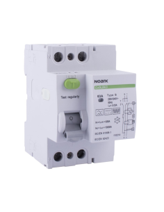 NOARK Ex9LB63 1P+N 40A 30mA Дефектнотокова защита, Icn10kA, 1P+N, In40A, IΔn30mA, тип B - 110213 - Цена | LEDs4economy