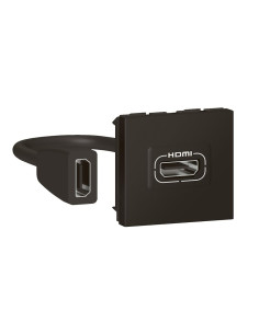 Legrand Розетка HDMI 2 мод. с кабел 15см. цвят Черен Mosaic - 079479L - Цена | LEDs4economy 2