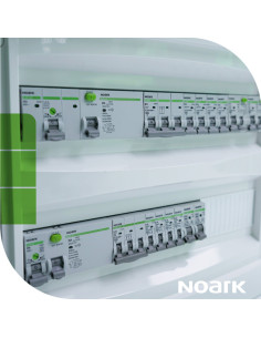 NOARK Ex9BP 2P DC500V C16 DC Миниатюрен автоматичен прекъсвач 6 kA, х-ка C, 16 A, 500 V DC, 2-полюсен - 111561 - Цена | LEDs4eco 2