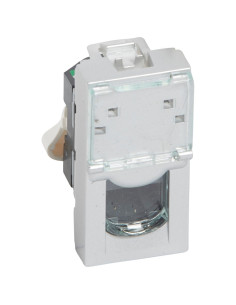 Legrand 079451 RJ45 Розетка Mosaic, 5e UTP, 1М, aluminium, - 079451 - Цена | LEDs4economy