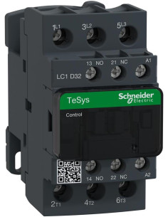 SE Контактор TeSys D 3P 15kW (32A AC-3) 1NO-1NC 380V 50/60Hz - LC1D32Q7 - Цена | LEDs4economy