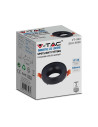 V-TAC GU10 Корпус Черна Рамка + Черен Рефлектор - 6696 - 3