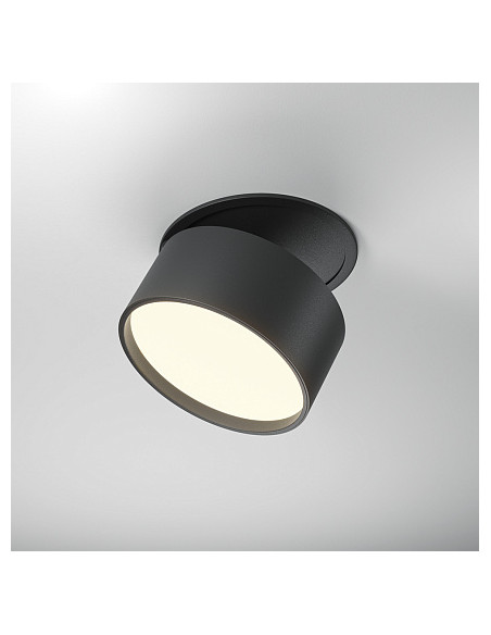 MAYTONI Downlight Onda - DL024-12W-DTW-B | Leds4economy.com