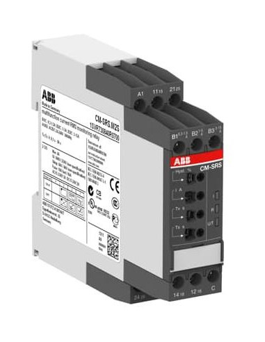 ABB Реле за контрол на ток 1P, CM-SRS, AC 3...30mA, 0.1s...30s, 