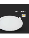 V-TAC 22W Led Панел Кръгъл 4000К - 216423 - 6