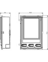 VIMAR 41018 Модул с 3,5in дисплей с 3 бутона за избор от адресна книга  IP, Pixel и Pixel Heavy - 2