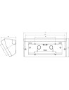 VIMAR 20787 Монтажна конзола Eikon 7M, за работен плот, Grey,  - 2