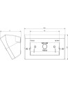 VIMAR 19784.B Монтажна конзола Arké 4M, за работен плот, White,  - 2