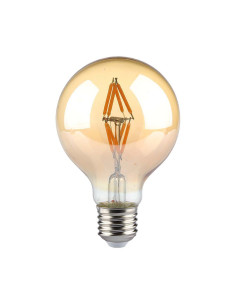 V-tac LED Крушка - 4W Filament E27 G80 Амбър 2200K 217148 - Цена | LEDs4economy