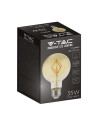V-tac LED Крушка - 4W Filament E27 G80 Амбър 2200K 217148 - 3