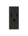 VIMAR 30242.G Контакт Linea 2P+E 15A USA SICURY, 1М, Black,  - 2