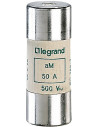 Legrand Стопяем цилиндричен предпазител тип aM 50A 22x58мм с индикатор - 015150 - Цена | LEDs4economy