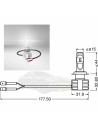 OSRAM Авто LED H7 67210CW 14W 12V/24V PX26D FS2 Ledvance 2бр. в опаковка - 4052899605084 - 23