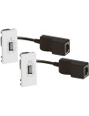 Legrand Комплект USB разширител (30м) 1 мод. цвят Бял Mosaic  - 078748