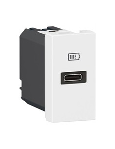 Legrand Розетка USB за зареждане тип C Power Delivery 20W 1 мод. цвят Бял Mosaic - 077690L - Цена | LEDs4economy