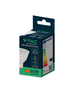 V-tac LED Крушка - GU5.3 6W MR16 Пластик 110° 4000K 212051 - Цена | LEDs4economy 2